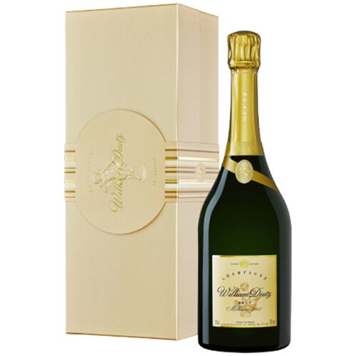 coffret champagne amour de deutz brut 2011 + 2 flutes 75 cl