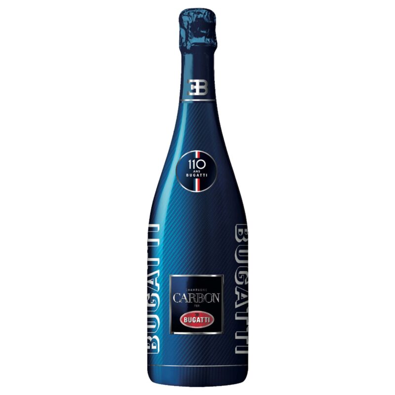 Champagne CARBON ~ Cuvée Bugatti ƎB.01 Millésime 2002 ~ Bouteille 75cl carbone avec étui