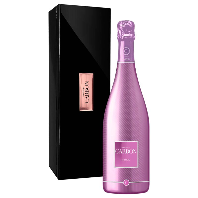 Champagne CARBON ~ Brut Rosé ~ Magnum fibre carbone