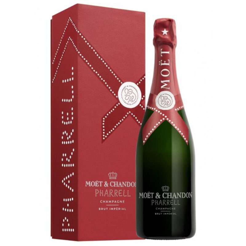 Champagne MOET & CHANDON ~ Brut Impérial Pharrell Williams Bordeaux ~ Bouteille