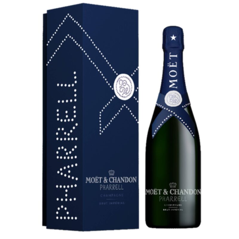 Champagne MOET & CHANDON ~ Brut Impérial Pharrell Williams Bleu ~ Bouteille